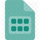 File Spreadsheet Document Data Icon