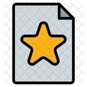 File Star  Icon