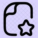 File Star Favorite Star Icon