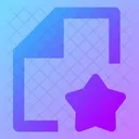 File Star Icon