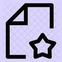 File Star Favorite Star Icon