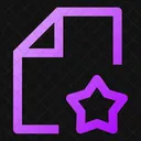 File Star Favorite Star Icon