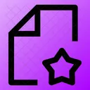 File Star Favorite Star Icon