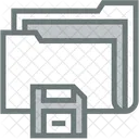 File Storage Data Storage Files And Folders Icon