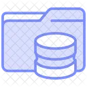 File Storage Duotone Line Icon Icon