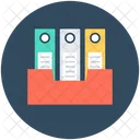 Files Rack Files Storage Office Supplies Icon