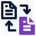 File Transfer Upload Sync Icon