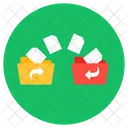 File Transfer Document Transfer Data Icon