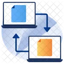 File Transfer Data Exchange File Exchange Icon