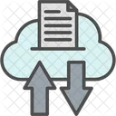 File Transfer Cloud Data Transfer Icon