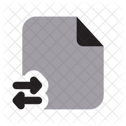 File Transfer Icon - Download in Flat Style