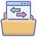 File Transfer Data Transfer Folder Transfer Icon