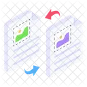 File Transfer Data Transfer Information Transfer Icône