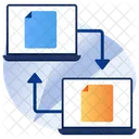 File Transfer Data Exchange File Exchange アイコン