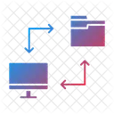 Data Transfer File Transfer Icon