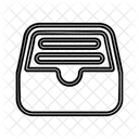 File Tray Full Icon