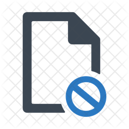 File unavailable Icon - Download in Flat Style