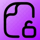 File Unlocked Icon