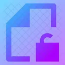 File Unlocked Icon