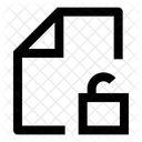File Unlocked Icon