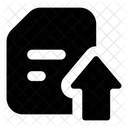 File Upload Data Upload Online Data Icon