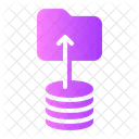 File Upload Upload Database Icon
