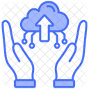 File Upload Cloud Hosting Cloud Service Icon