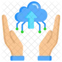 File Upload Cloud Hosting Cloud Service Icon