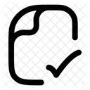 File Verified Document Verified Document Icon
