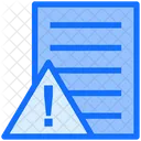 File Warning File Warning Icon