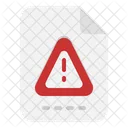 File Warning  Icon