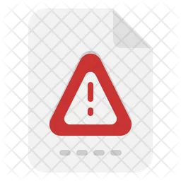File Warning  Icon