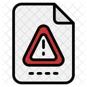 파일 경고  아이콘