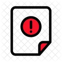 File Alert Caution Icon