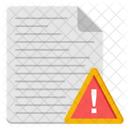 File warning  Icon