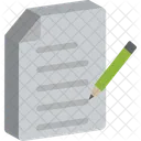 File With Pencil Edit Document Edit File Icon