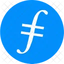 Logotipo De Filecoin Fil Criptomoneda Criptomonedas Icono