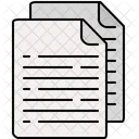 Multiple Text Documents Icon