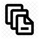 Files Text Pile Icon