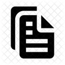 Files Text Pile Icon