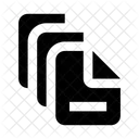 Files Text Pile Icon