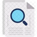 Files Search Analize Icon