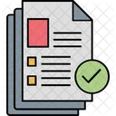 Files Accepted Approved Documents Icon