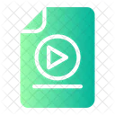Files And Folders Video File Archive Icon