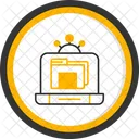 Files Exchange Remote Working File Sharing Icon