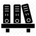Files Shelf File Rack File Cabinet Icon