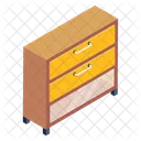 Chest Of Drawers Filing Cabinet Cabinet Icon
