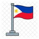 Filipinas Pais Bandeira Ícone