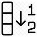 Fill Column With Numerical Sequence Icon