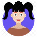 Femme Avatar Fille Icon